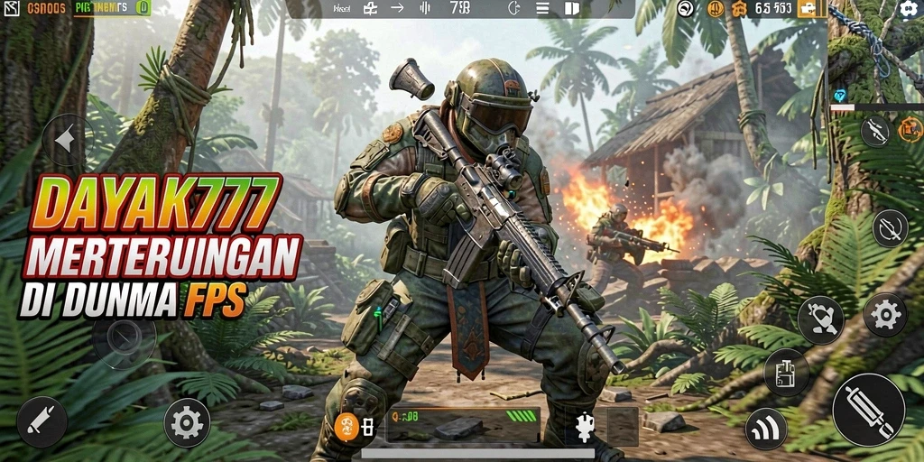 Gameplay mendebarkan di DAYAK777 dengan aksi tembak-menembak yang intens.