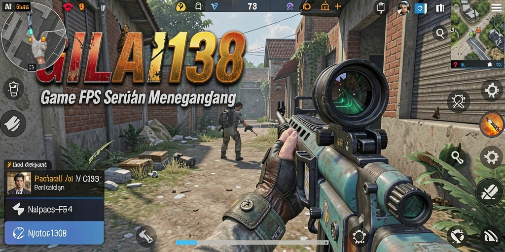 Tangkapan layar GILA138 yang menampilkan aksi seru dalam gameplay FPS.