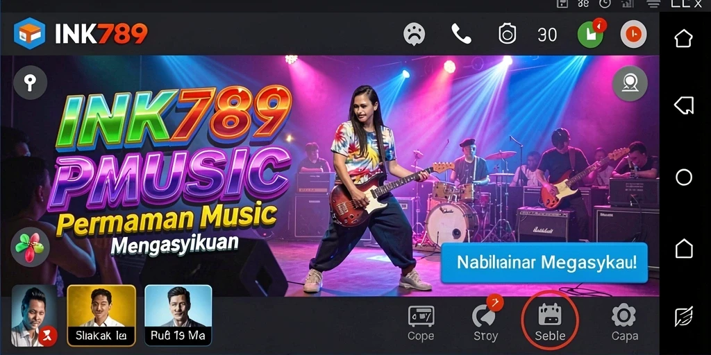 Gameplay INK789 yang seru dan menarik dengan lagu-lagu favorit.