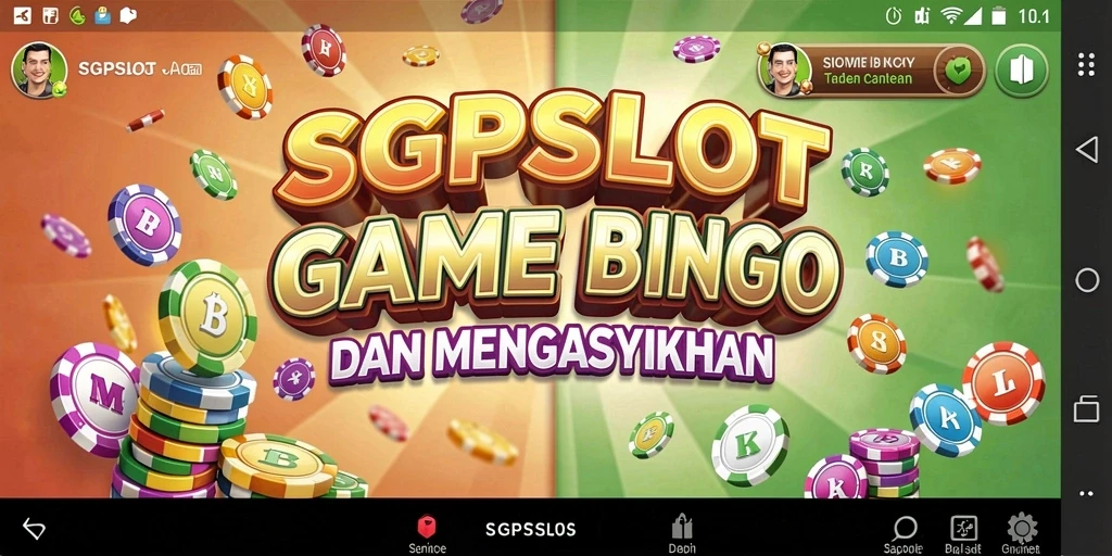 Tampilan seru saat bermain Bingo di SGPSLOT.