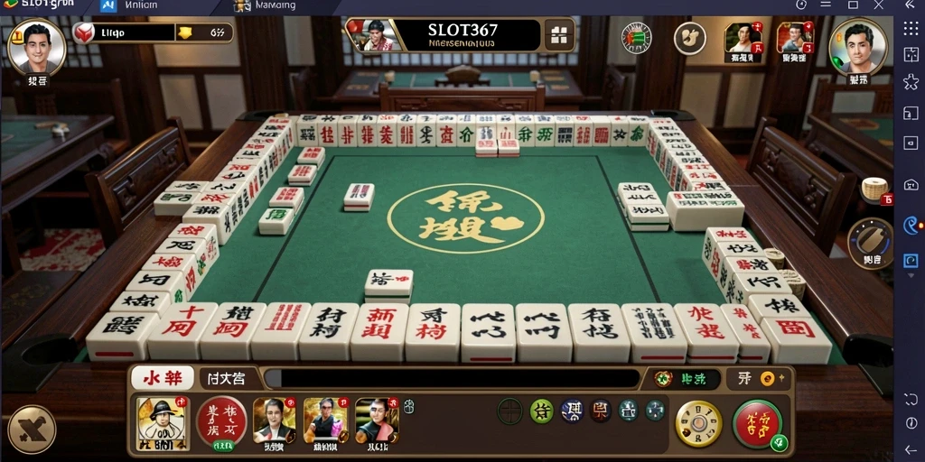 Gameplay seru Mahjong yang penuh strategi dan kesenangan.