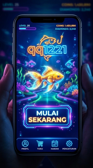 Tampilan utama aplikasi qq1221 dengan berbagai pilihan aplikasi.
